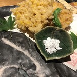 Robata Machiya - とうもろこしのかき揚げ