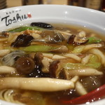 れんげ食堂 Toshu - きのこあんかけラーメンアップ