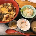 炭旬 - お昼の親子丼定食