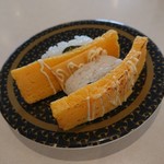 Hama Zushi Eniwa Ten - 炙りたまごチーズ　100円+税　2019/08