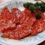 Yakiniku Hatcho - 特選カルビ。