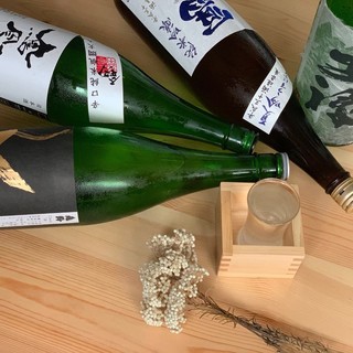 約15種の日本酒をご用意しております。