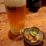 炭火串焼 大将 - 生ビールで乾杯‼️