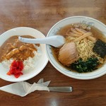 Taiyo Ken - Ｂセット（ラーメン＋小カレー）700円