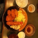 Tonkatsu Hamakatsu Hiroshima Yagi Ten - かきふらいひれ膳　1590円