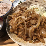 Katsu Meshi Ya - ダブルじゃんじゃん焼き定食 ¥900