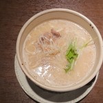 Oowada Sakaba Jonetsu Horumon - 牛骨白湯ミニラーメン 490円