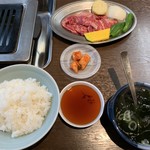 House Yakiniku Tei - サガリ定食　1,100円税別