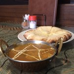 Danne Bar Do - かぼちゃチキンカレー＆チーズナン