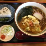 Soba Komachi - かけそば+かきあげ