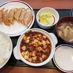 Miyoshino Tomakomai Akeno Ten - 麻婆豆腐定食定食　750円