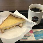 TULLY'S COFFEE Akurosupurazamiyoshiten - ホットセット　ハム＆スクランブル　539円税込