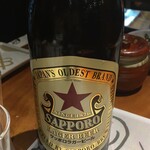 Kushi Hatchin Nakano Minamiguchi Ten - キャーーー！！！赤星！！！
                        
                        コレは乾杯の酒ヽ(´o｀
                        
                        でも富山じゃ〜赤星だって飲み屋で見かけないからねーーー
                        
                        