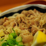 Mendokoro Wataya Marugame Ten - 肉ぶっかけ大