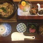 伊右ェ門 - 五目釜めし定食　1,200円