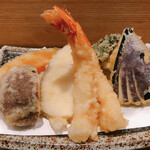 Tempura Nakae - 天麩羅定食1,300円