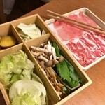 Shabu Shabu On Yasai Purena Makuhari Ten - しゃぶしゃぶ①。