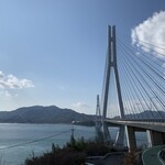 Ohama Parking Area (Nobori) Snack Corner - 多々羅大橋。