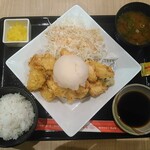 Torikichi Ionmoruhigashiura Ten - とり天みぞれマウンテン定食