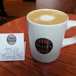 TULLY'S COFFEE Nigata Eki Minami Lexn Ten - カフェラテです