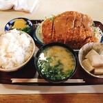 いよや食堂 - とんかつ定食　650円