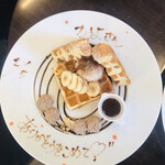 SoRa cafe feat.waffle cafe Sign - 