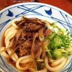 丸亀製麺 秋田店 - 肉ごぼううどんアップ