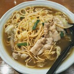 麺飯菜館 じょうじょう - ローメン！！あんかけスパゲティみたい。長野県伊那市のB級グルメらしい。