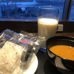 Diamond Premier lounge Haneda Kuko Kokunaisen - 朝ご飯