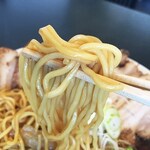 Asahiya Hon Ten - 麺は中太よりやや細め。