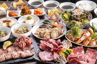 焼肉韓国料理 白虎児 - 特上白虎児コース（全12品・4,950円）