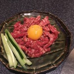 Yakiniku no Gyuta Kamisu Ten - 特選ユッケ風ローストビーフ