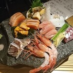 Sakana to Sake Mekara Uroko - 刺し盛り三人前