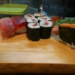 Nishiki Sushi - にぎり上その③　鉄火巻追加