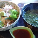 Unzen Kyushu Hotel - 和食 ○サザエと鯛を添えた特製ダシの卵かけご飯