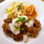 洋食のグルメ - 和風とんかつ定食