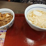 Naka U Sendai Kokubucho Ten - 和風ミニ牛丼＋はいからうどん(並)