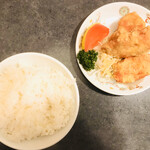 餃子の王将 - ライス中＋からあげミニ　５０６円