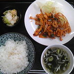 Koriya - いか炒め定食500円