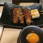 Kurume Yakitori Ichikoro Hoya Ten - すき焼き串