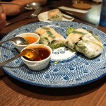 THAIFOOD DINING & BAR Maipenrai Fushimi Ten - 生春巻き( 2本セット)    980円
                        食べかけ