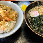 Sanuki - 天丼セット 1,050円