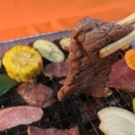 Inunaki Yama Grand Hotel Kisenkaku - 夏季限定！BBQコース♪屋外の炭火焼きバーベキューは最高！