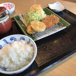 Katsu Masa Komaki Ten - ヒレかつ野菜フライランチ