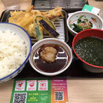 Ten-don Tempura Honpo San Ten Sakai Toyoda Ten - グランドスラム天ぷら定食890円ごはん大盛