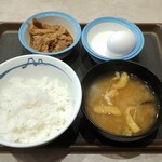 Matsuya Izumi Chuo Eki Ten - 選べる小鉢の玉子かけごはん（290円）