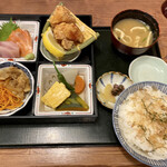 庄や - 松花堂弁当(おかか飯大盛)