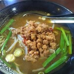 China Taiwanese Ryori Wanfu Oobayashi Ten - 激辛台湾ラーメン、辛さ3.5、ここの麻婆飯と同じくらいか。