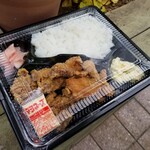 Kushi Katsu Tanaka Nishikebukuro Ten - 唐揚げ弁当。