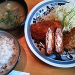 Tonkatsu Hamakatsu Kumamoto Hamasen Bypass Ten - ロースカツと一口カツランチ（780円）